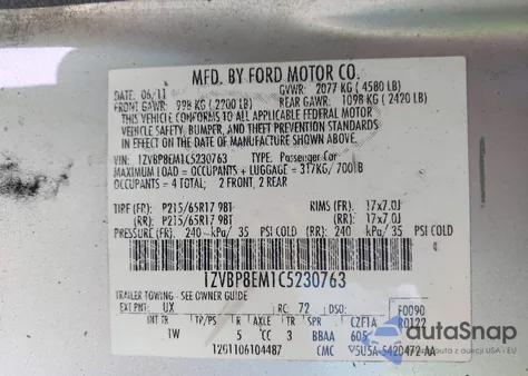 2012 Ford Mustang V6 from USA, damaged, VIN 1ZVBP8EM1C5230763
